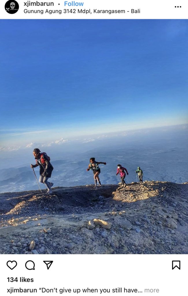 how to climb Mount Agung